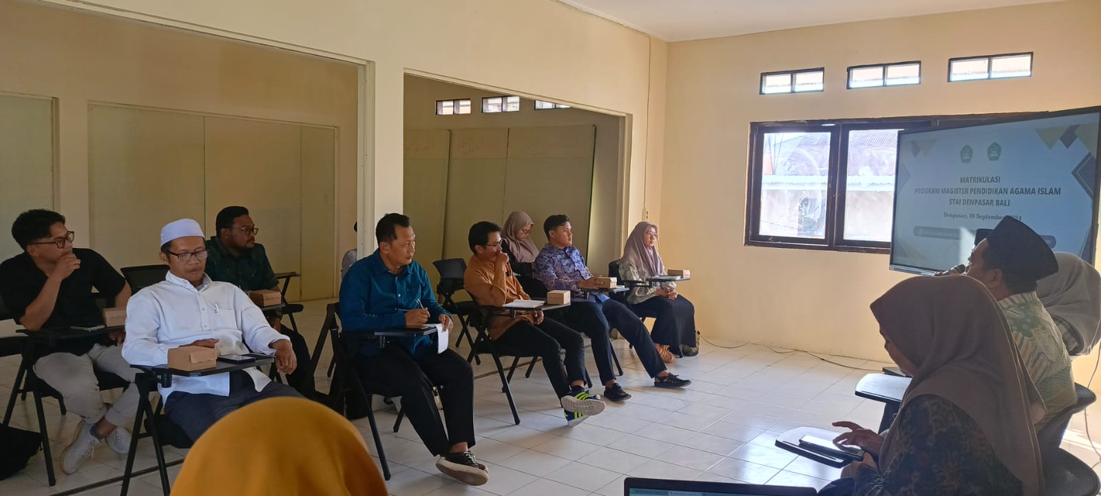 Matrikulasi Mahasiswa Baru Pascasarjana Program Magister Pendidikan Agama Islam STAI Denpasar Bali Tahun Akademik 2024 Berlangsung Akademis dan Penuh Inspirasi