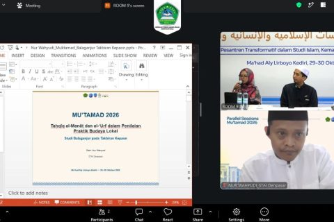 Dosen STAI Denpasar Presentasikan Kajian Taḥqīq Al-Manāṭ Dan Al-‘Urf Dalam Forum Internasional Mu’tamad 2026 Di Lirboyo